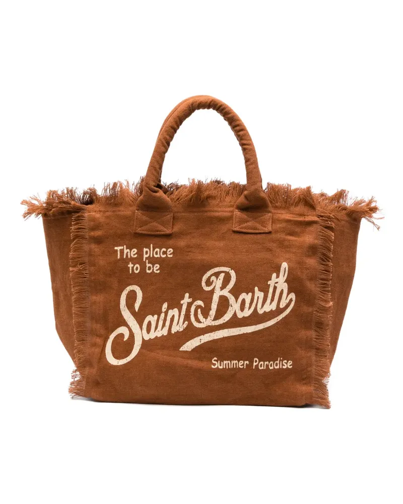 MC2 Saint Barth Vanity fringed tote 0bag - Braun Braun