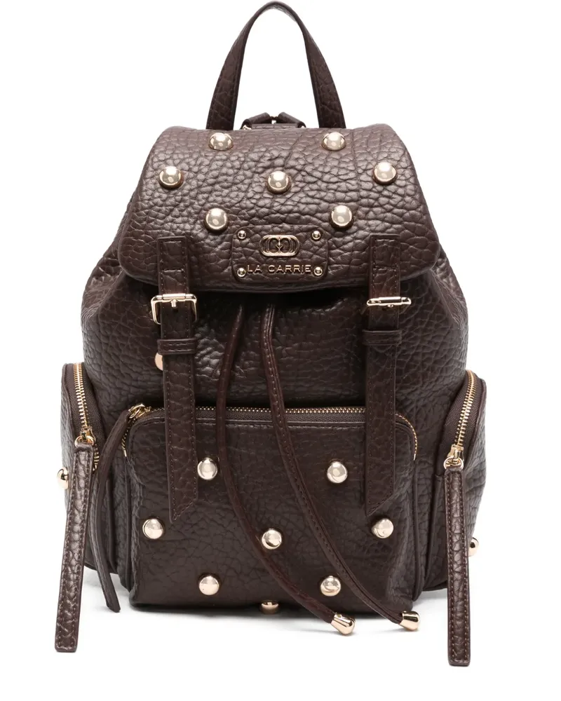 LA CARRIE small studded backpack - Braun Braun