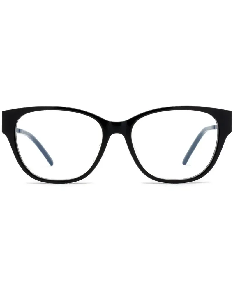Saint Laurent Brille mit rundem Gestell - Schwarz Schwarz