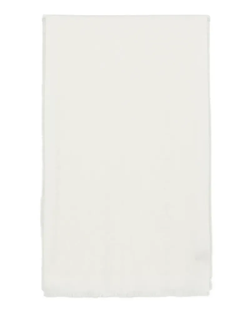 Tagliatore Fransenschal mit Monogrammmuster - Nude Nude