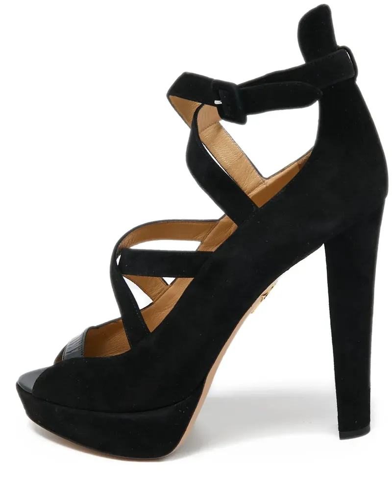 Charlotte Olympia Pre-owned Gladys Sandalen 140mm - Schwarz Schwarz