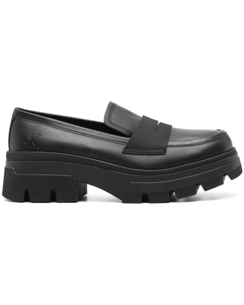 Calvin Klein Loafer mit dicker Sohle Schwarz