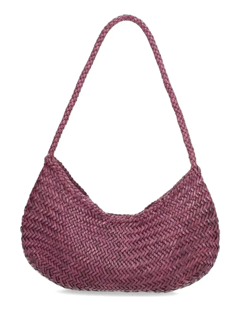 Dragon Diffusion Geflochtene Nova Luna Schultertasche - Violett Violett