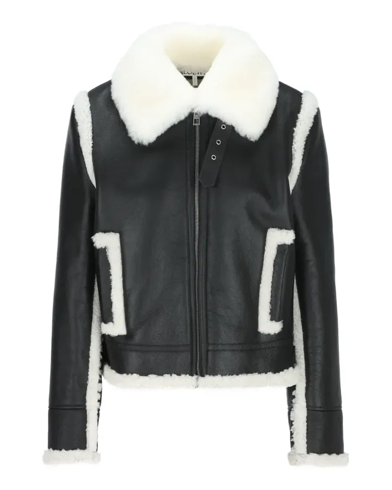 Loewe jacket in shearling - Schwarz Schwarz