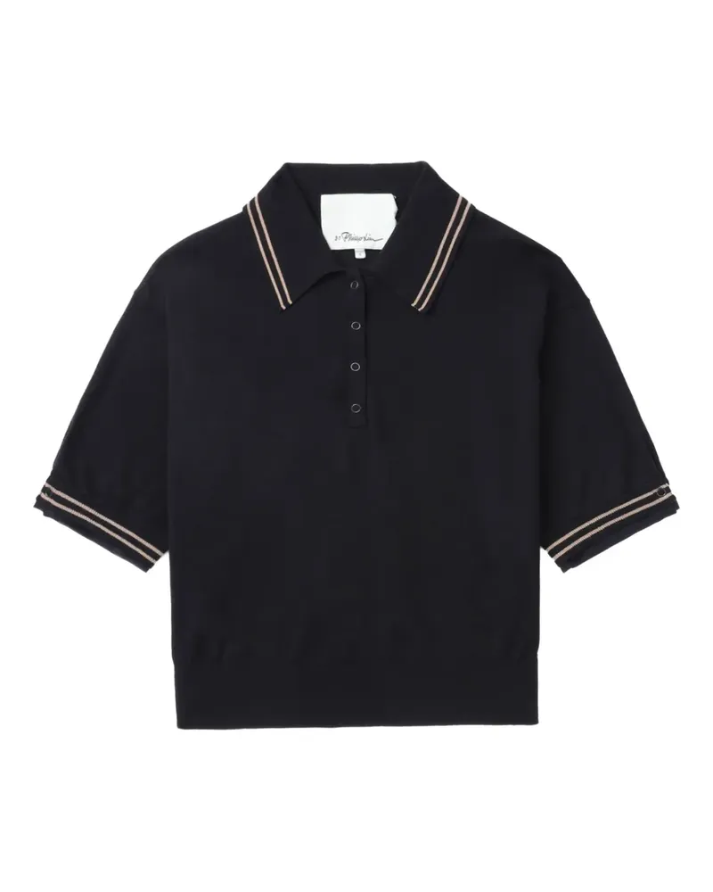 3.1 phillip lim Poloshirt mit kurzen Ärmeln - Blau Blau