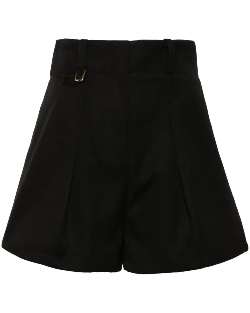 Jacquemus Le Short Bari Shorts mit hohem Bund - Schwarz Schwarz