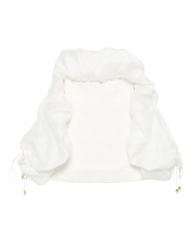 Aje. Maxima puffed sleeve mini dress - Weiß Weiß