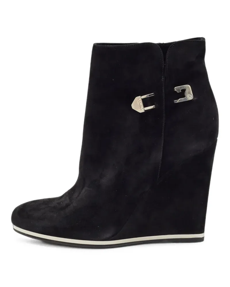 Le Silla pin-embellished wedge ankle boots - Schwarz Schwarz