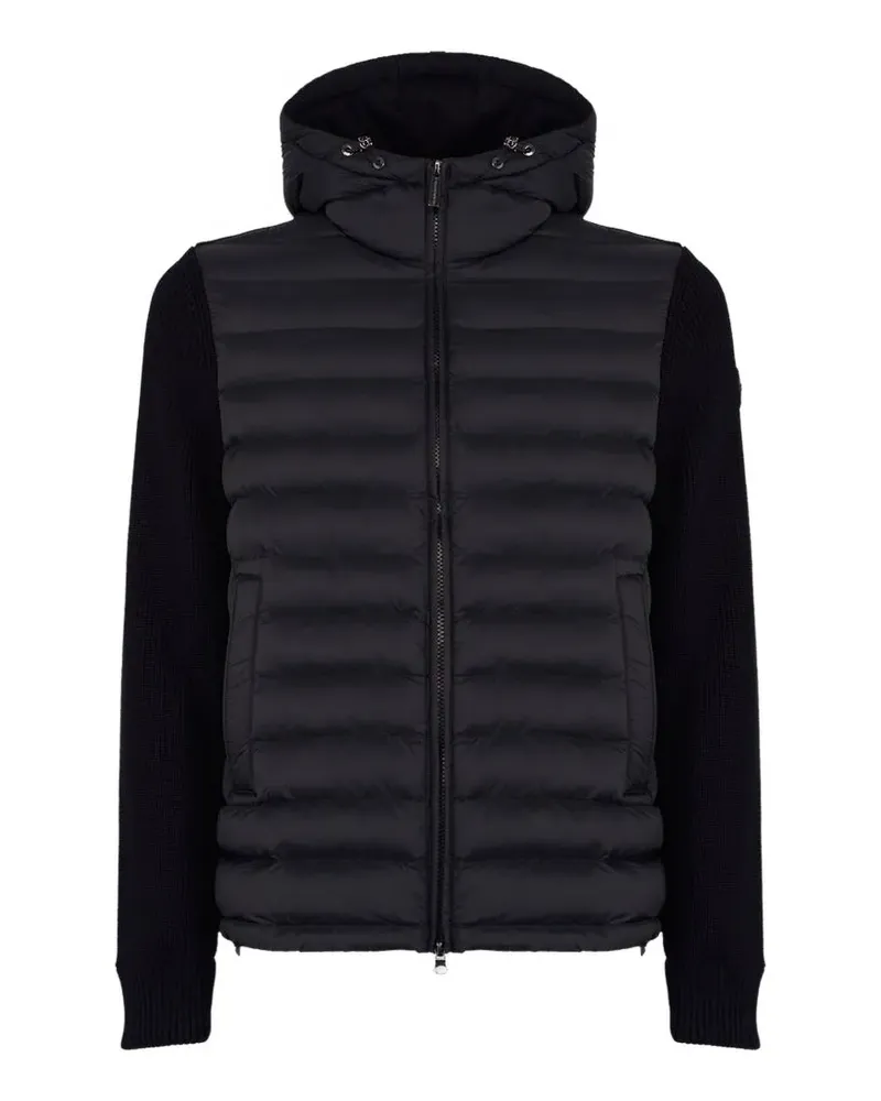 Colmar quilted hooded jacket - Schwarz Schwarz