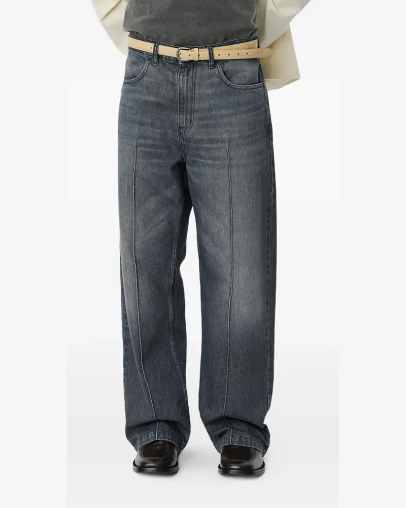 Mfpen Ceremony stonewashed centre-seam trousers - Grau Grau