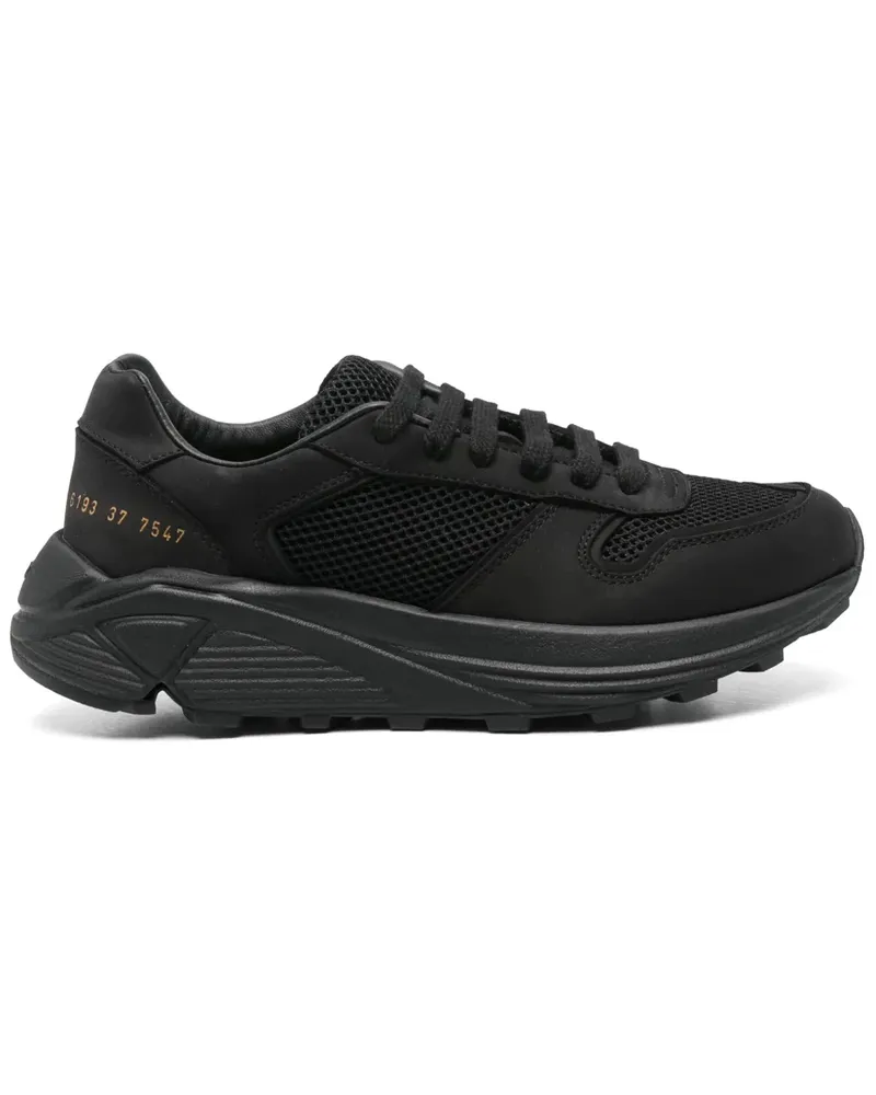 Common Projects Sneakers mit Kontrasteinsätzen - Schwarz Schwarz
