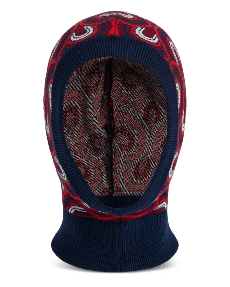 FUSALP Mütze aus Jacquard-Strick - Rot Rot