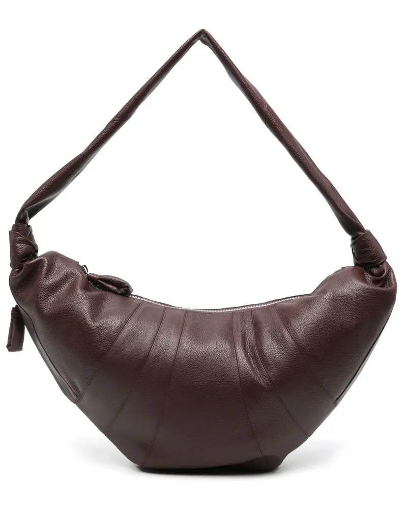 Christophe Lemaire Große Croissant Schultertasche - Braun Braun
