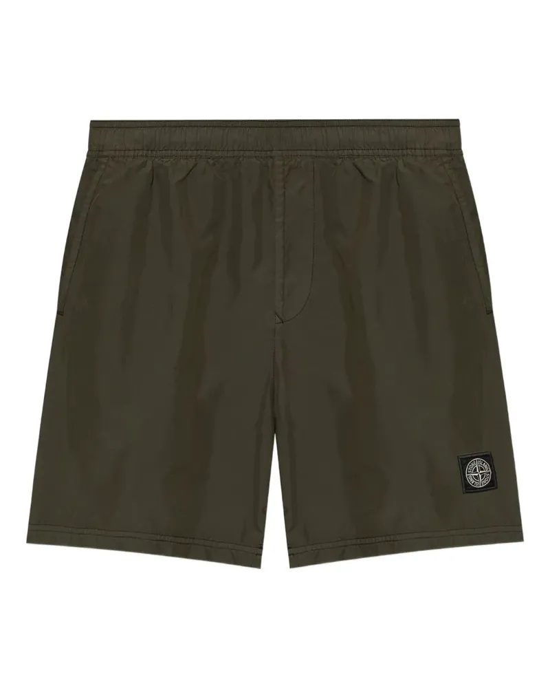 Stone Island Shorts mit elastischem Bund - Grün Grün
