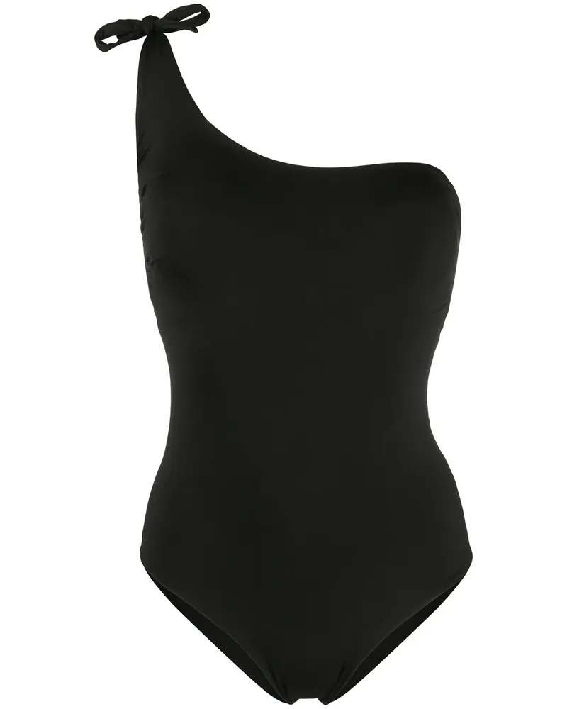 FISICO-Cristina Ferrari One-Shoulder-Badeanzug - Schwarz Schwarz