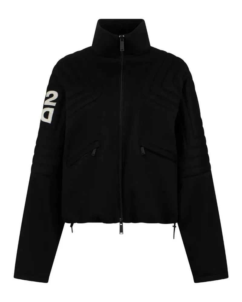 Dsquared2 Jacke mit gesteppten Einsätzen - Schwarz Schwarz