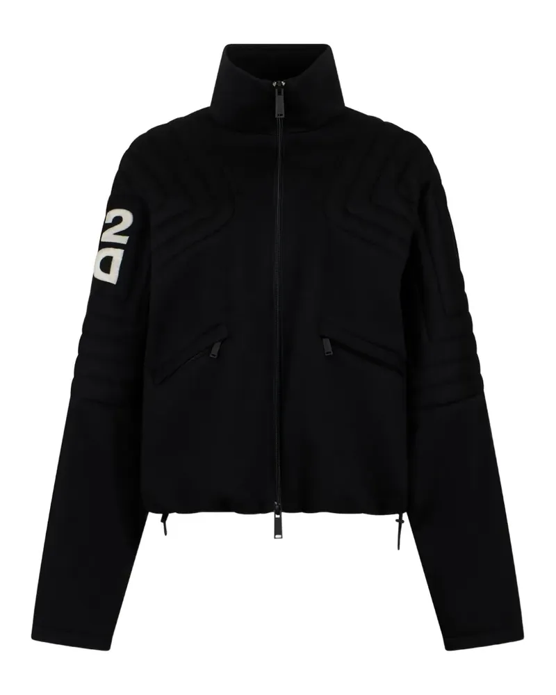 Dsquared2 Jacke mit gesteppten Einsätzen - Schwarz Schwarz