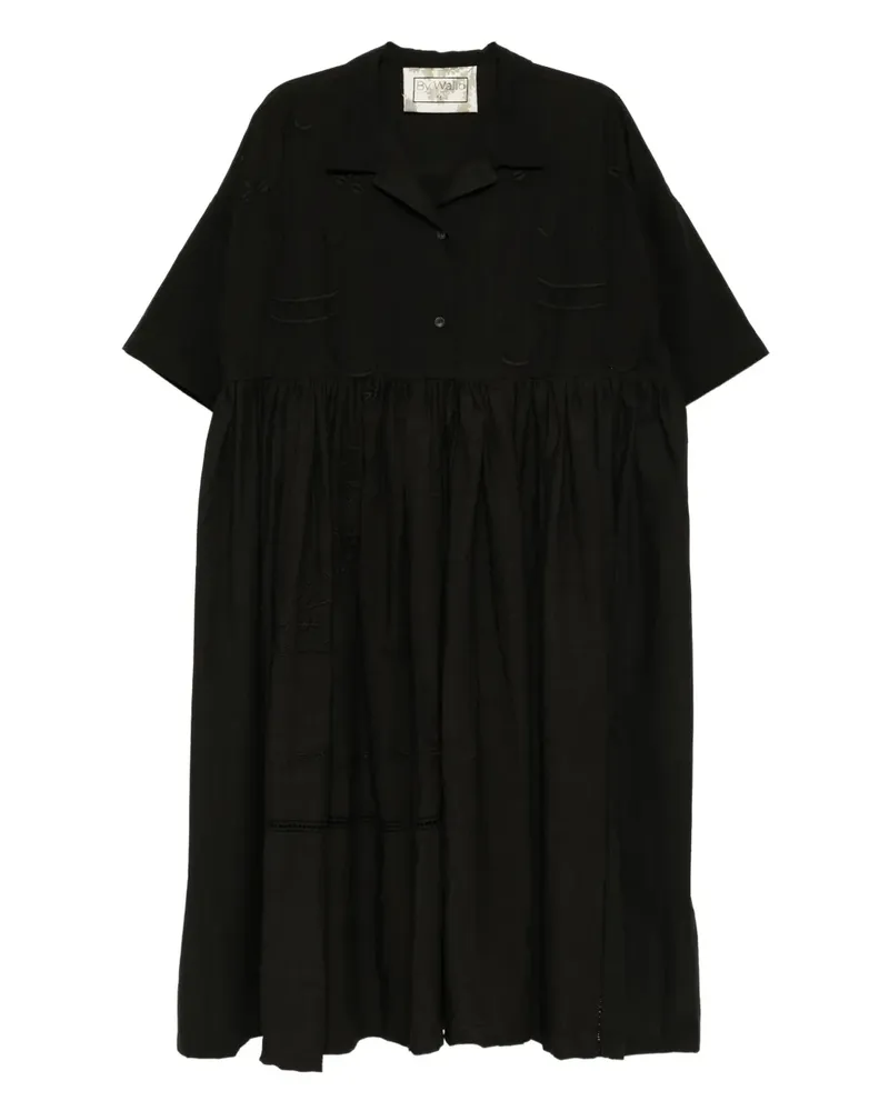 BY WALID Klassisches Kleid - Schwarz Schwarz