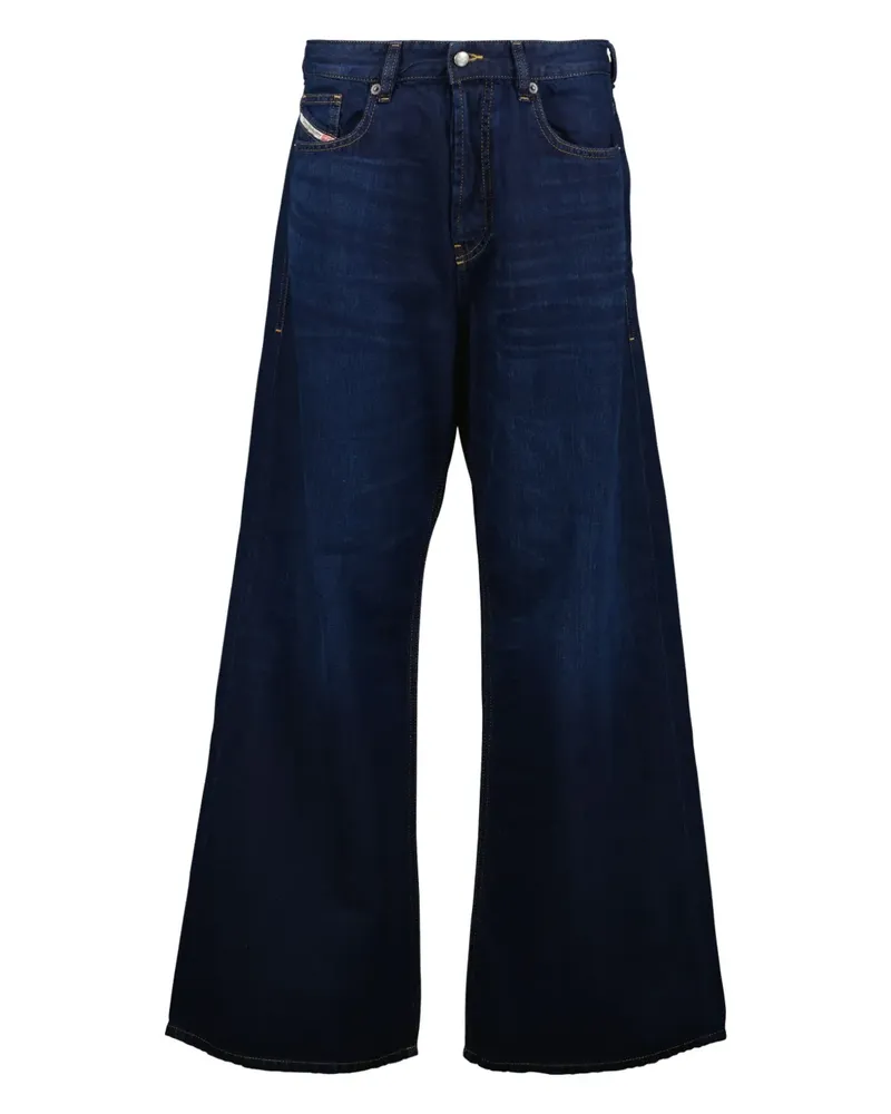 Diesel Jeans mit weitem Bein - Blau Blau