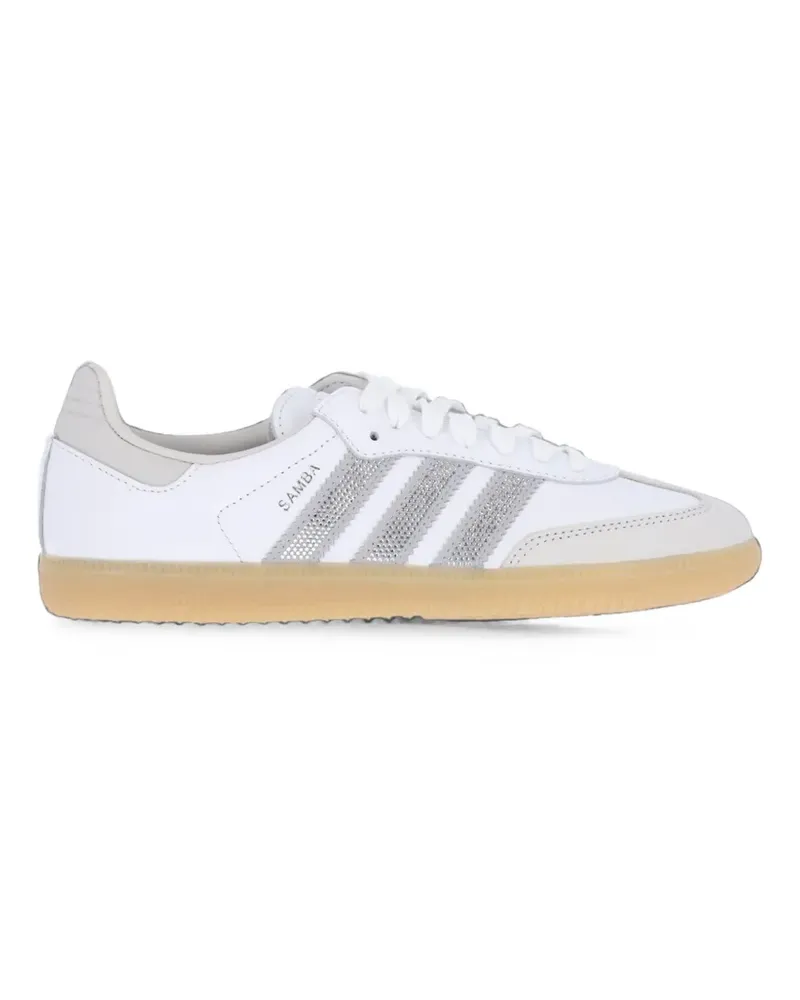 adidas Samba OG crystal-embellished sneakers - Weiß Weiß