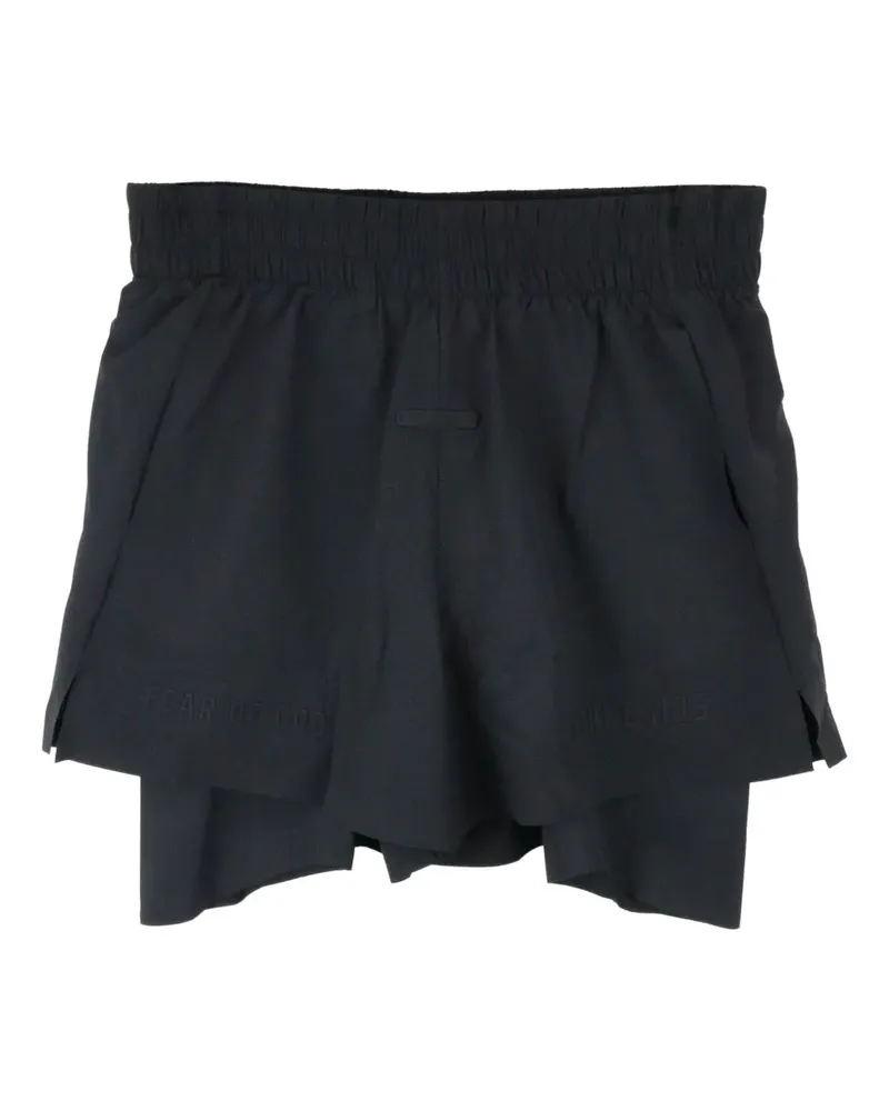 Fear of God double-layer shorts - Schwarz Schwarz