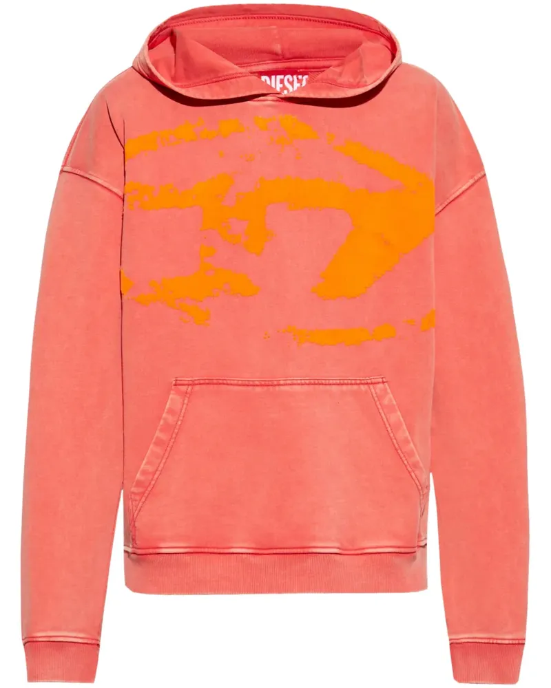 Diesel S-Boxt-Hood-R10 Hoodie - 42A RED 42a