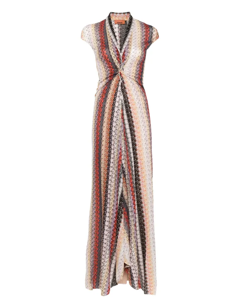 Missoni Gestreiftes Maxikleid - Rosa Rosa