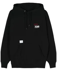 WTAPS Hoodie mit Logo-Stickerei Schwarz