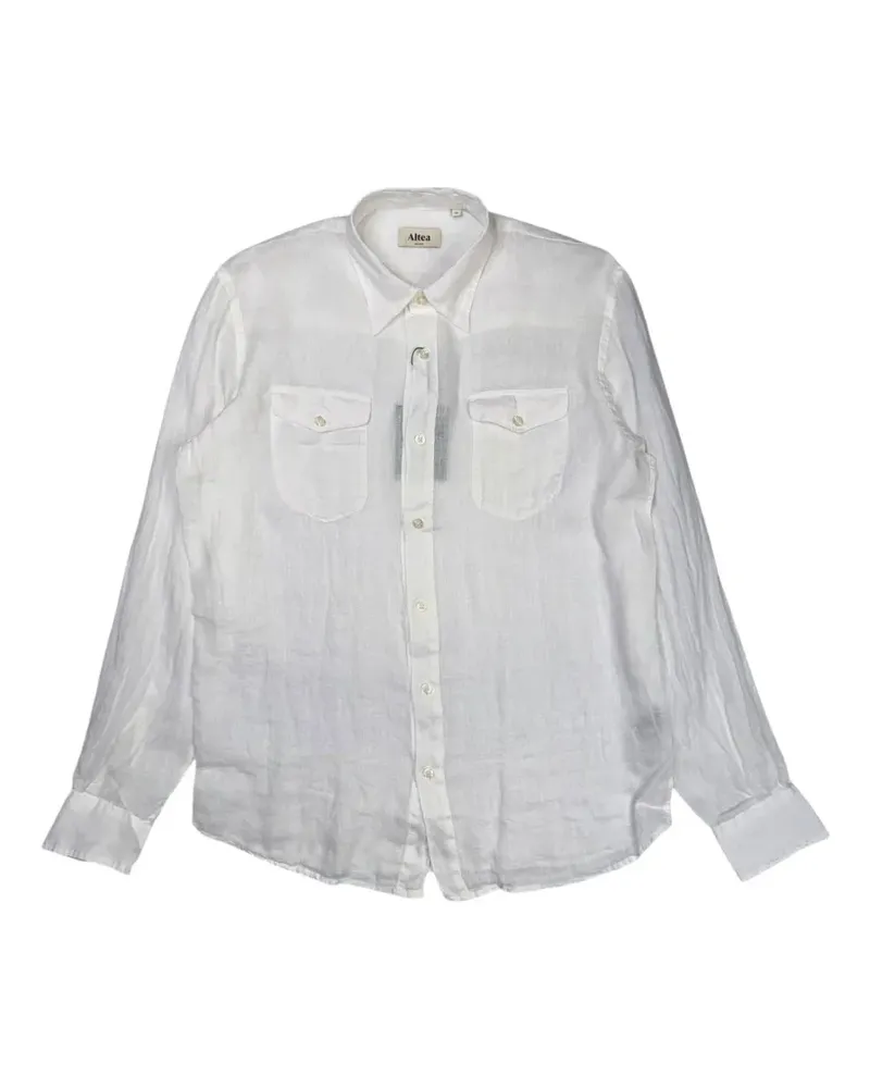 Altea button-up chest-pocket shirt - Weiß Weiß