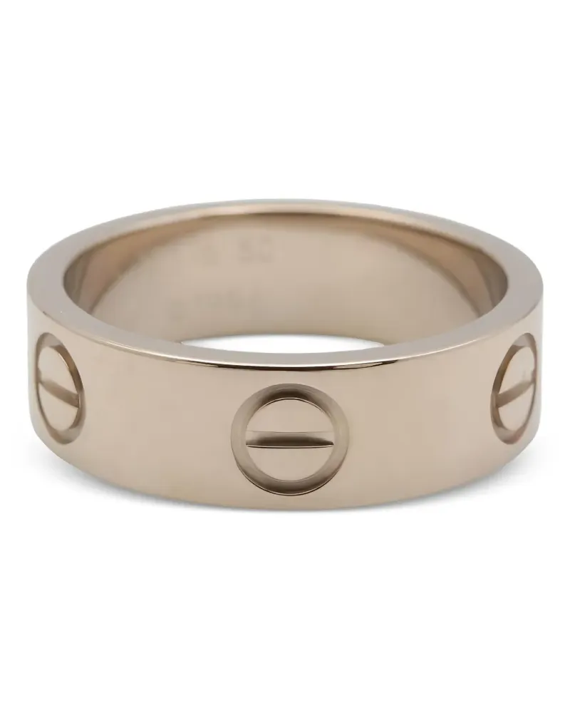 Cartier 2010s Love screw-motif band ring - Silber Silber