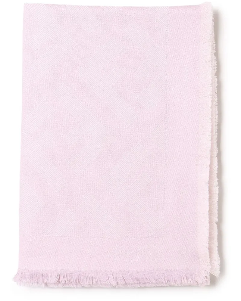 Fendi Schal mit FF-Motiv - Rosa Rosa