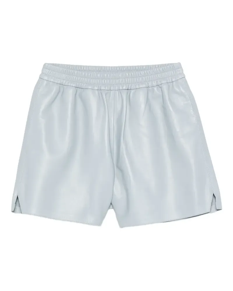 Arma Fyona Shorts aus elastischem Lammleder - Blau Blau