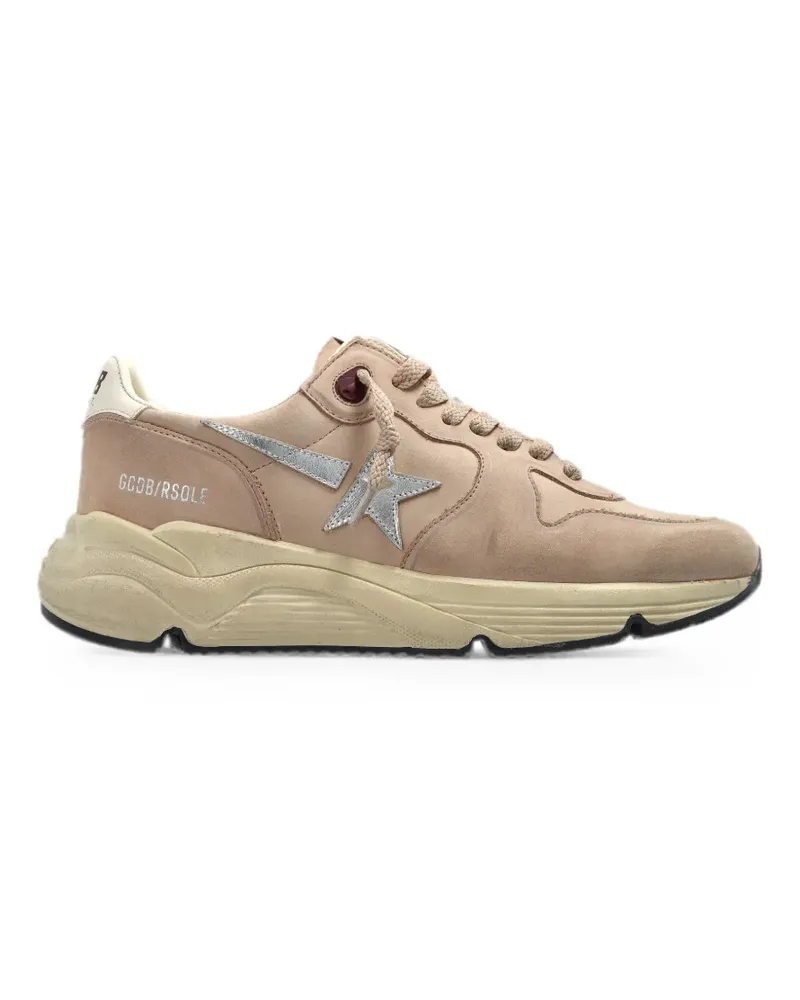 Golden Goose Running Sole star-patch sneakers - Nude Nude
