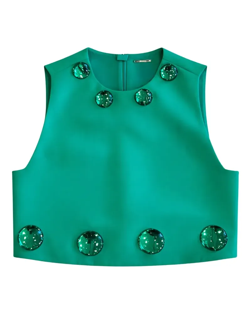 Alexis embellished top - Grün Grün