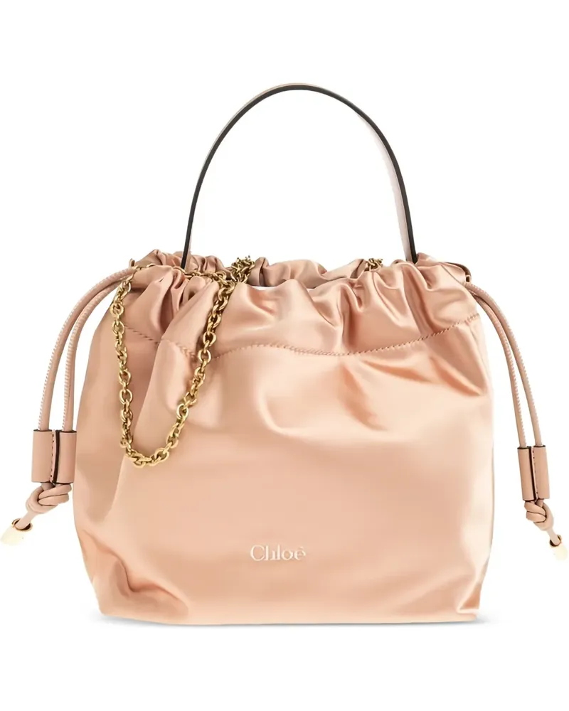 Chloé gathered clutch bag - Rosa Rosa