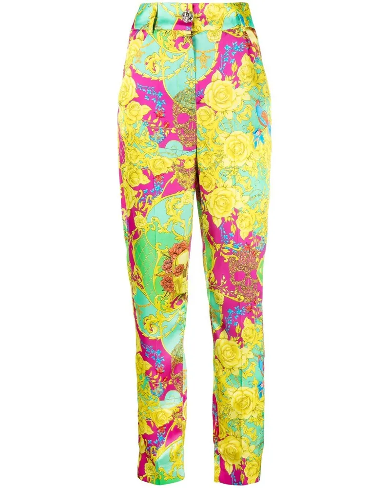 Philipp Plein Hose mit New Baroque-Print - Gelb Gelb