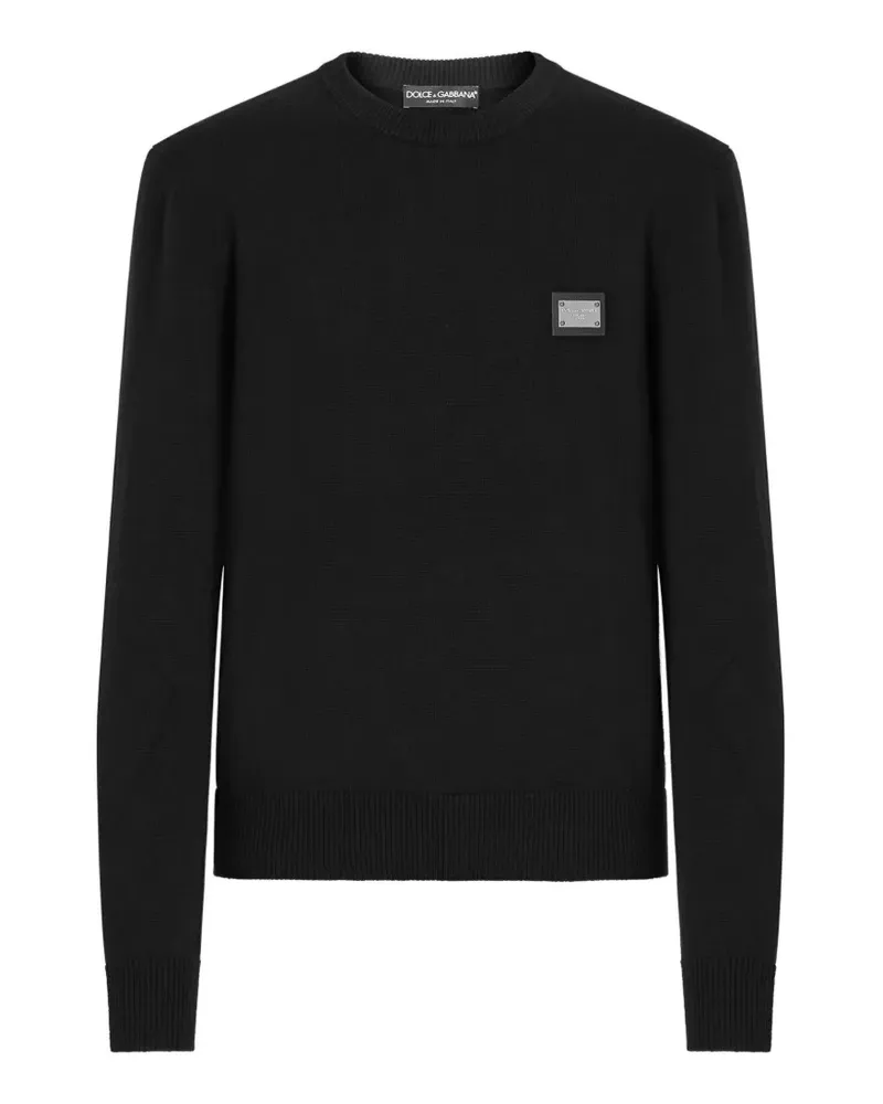 Dolce & Gabbana Pullover mit Logo-Detail - Schwarz Schwarz