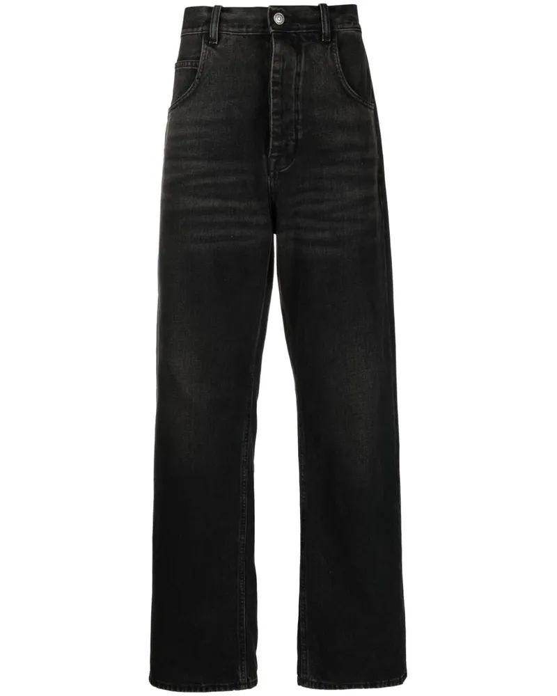 Haikure Jeans mit geradem Bein - Schwarz Schwarz