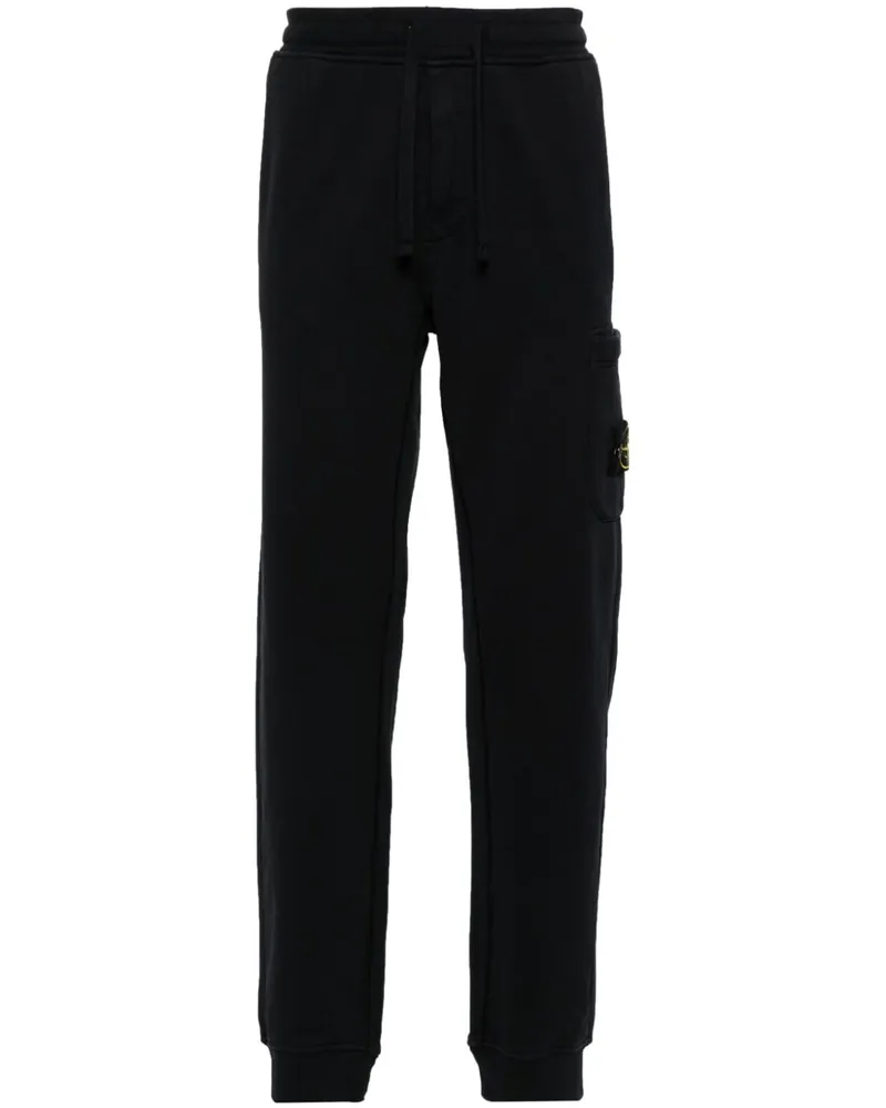 Stone Island Jogginghose mit Kompass-Patch - Blau Blau