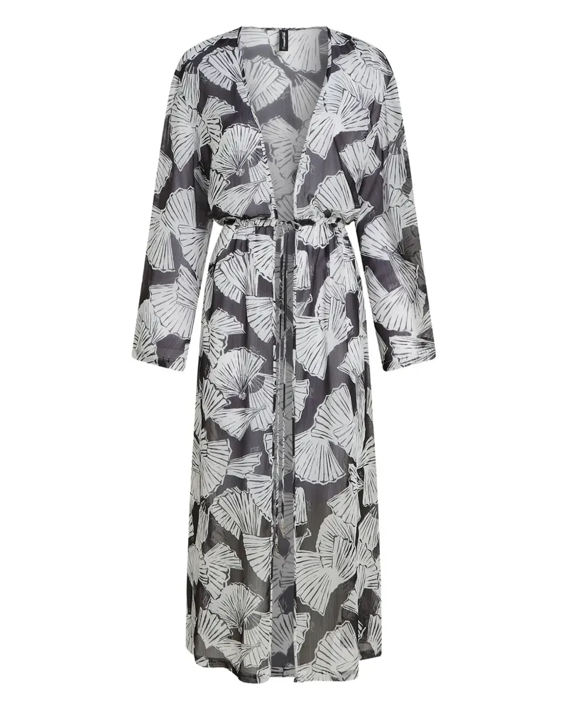Karl Lagerfeld Kaftan mit Print - Schwarz Schwarz