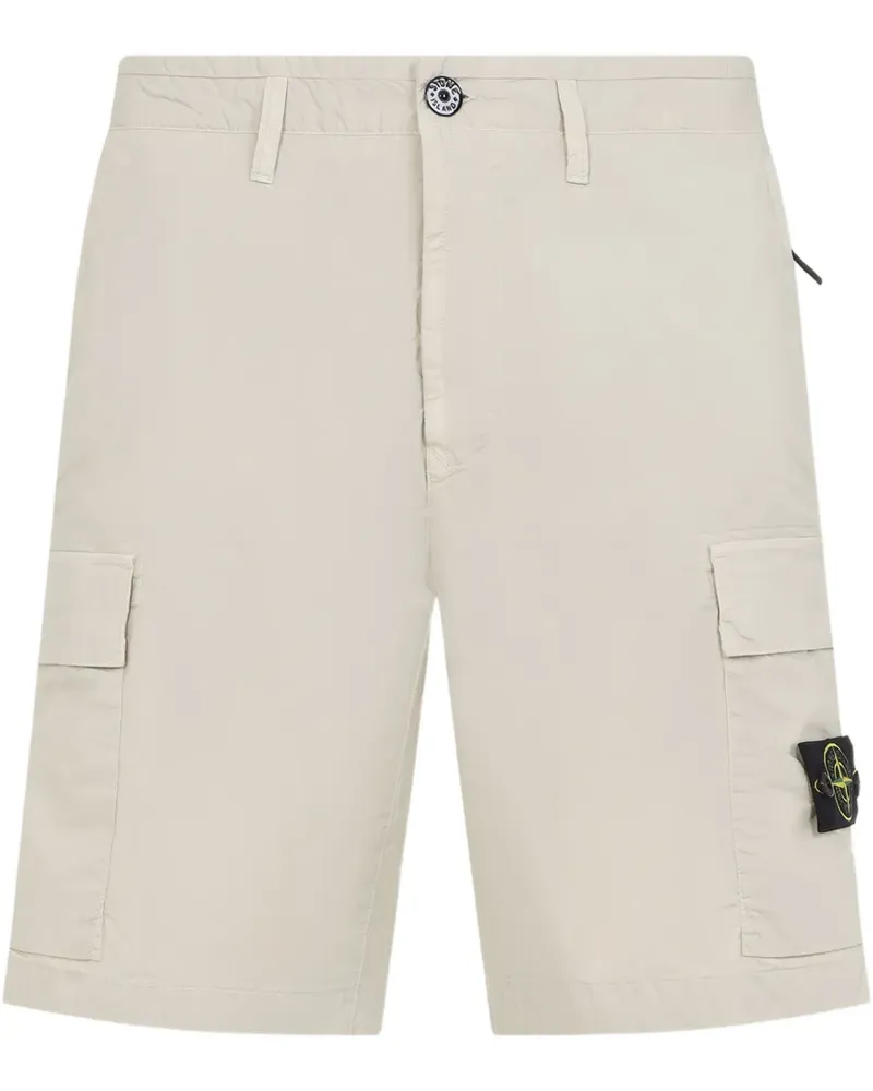 Stone Island Shorts mit Kompass-Patch - Nude Nude