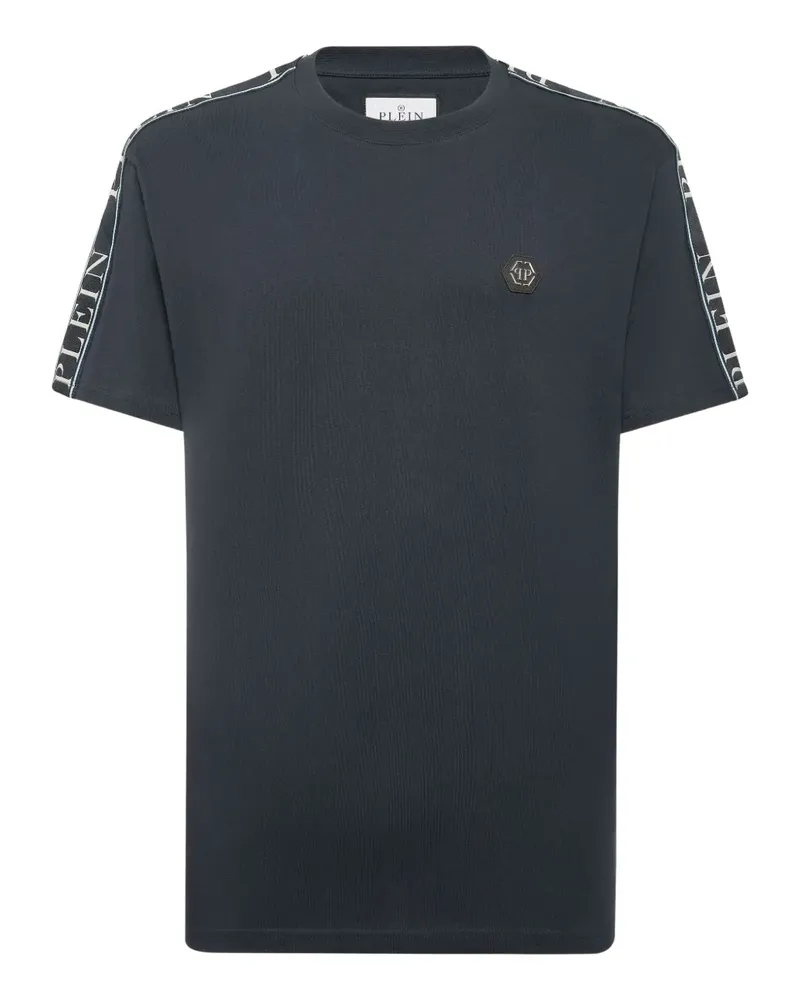 Philipp Plein T-Shirt mit Logo-Print - Blau Blau