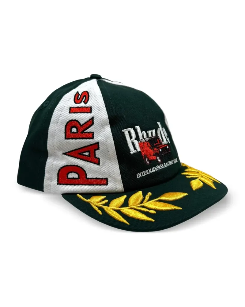 RHUDE Paris-Dakar Intl Race Team Baseballkappe - Grün Grün