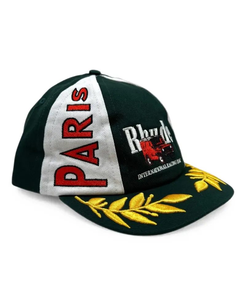 RHUDE Paris-Dakar Intl Race Team Baseballkappe - Grün Grün