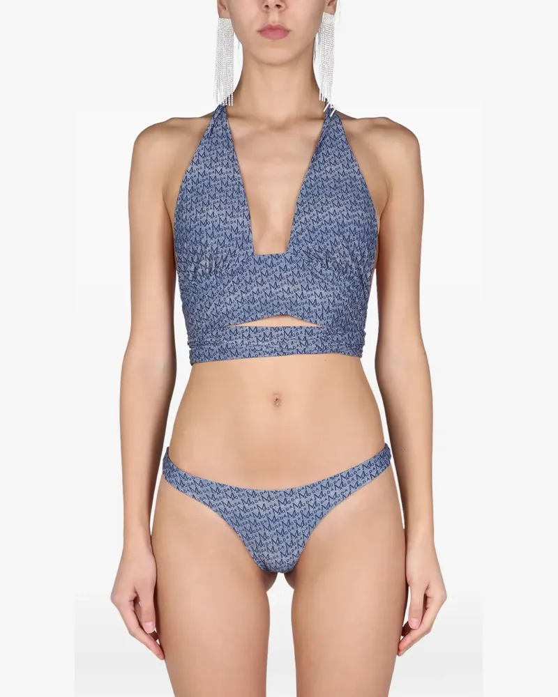 Magda Butrym Bikini mit Cut-Out - Blau Blau