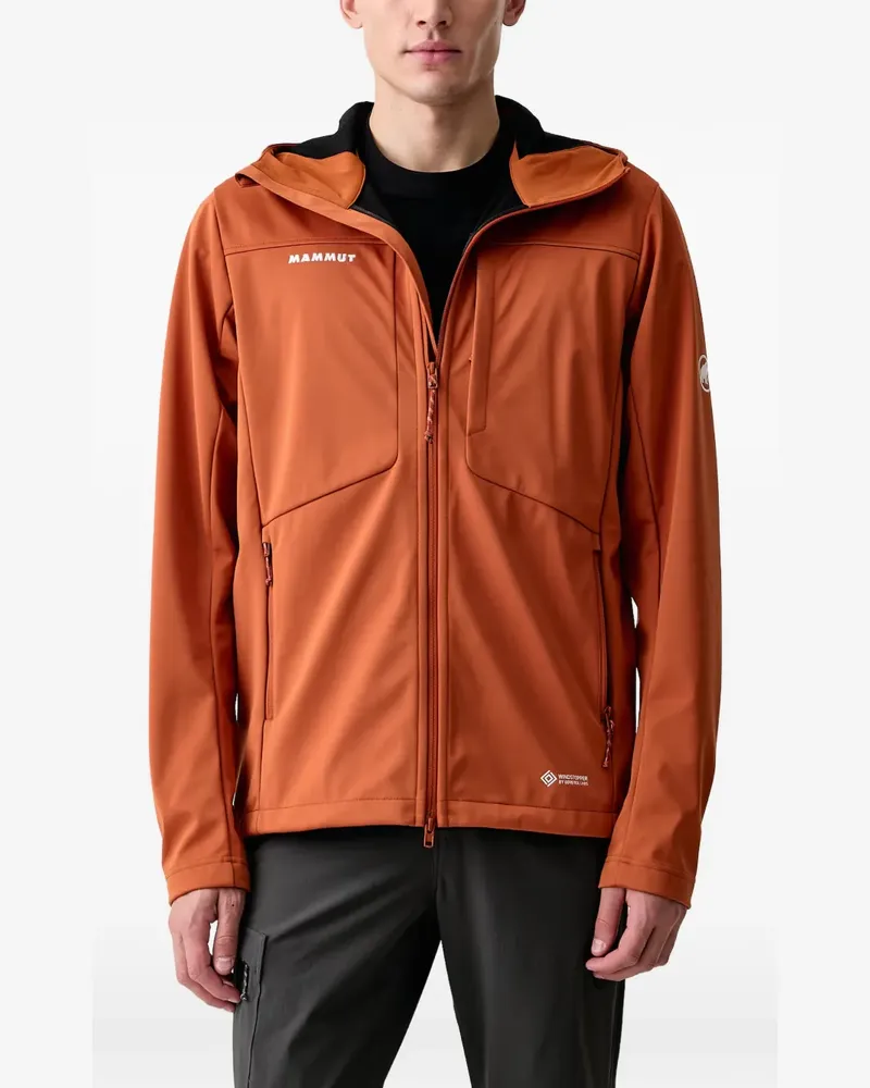 Mammut Ultimate VIII hooded zip-up jacket - Orange Orange