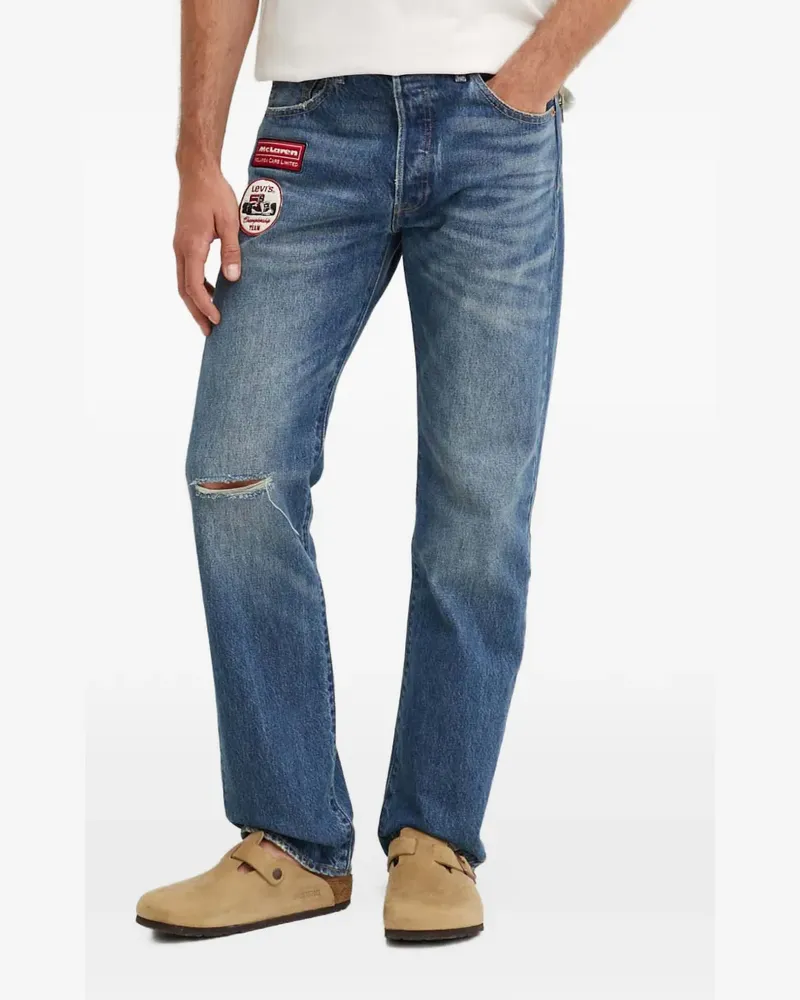 Levi's distressed denim jeans - Blau Blau