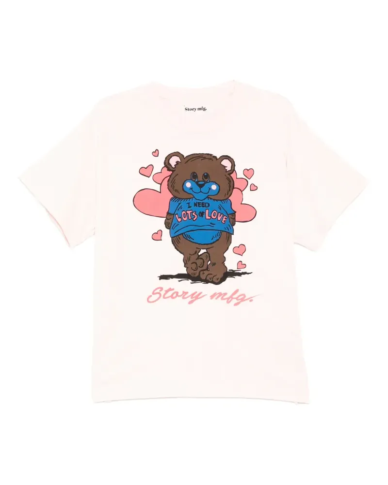 STORY mfg. Grateful T-Shirt - Rosa Rosa