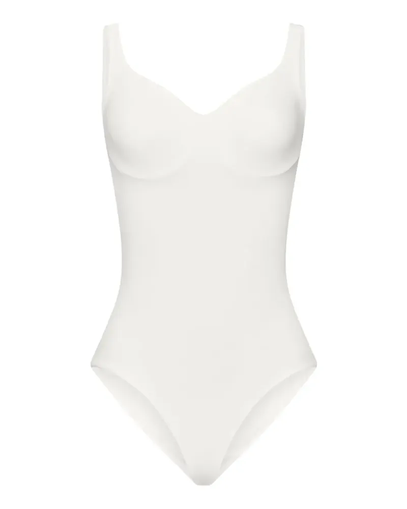 Wolford Formender Mat de Luxe Body - Weiß Weiß