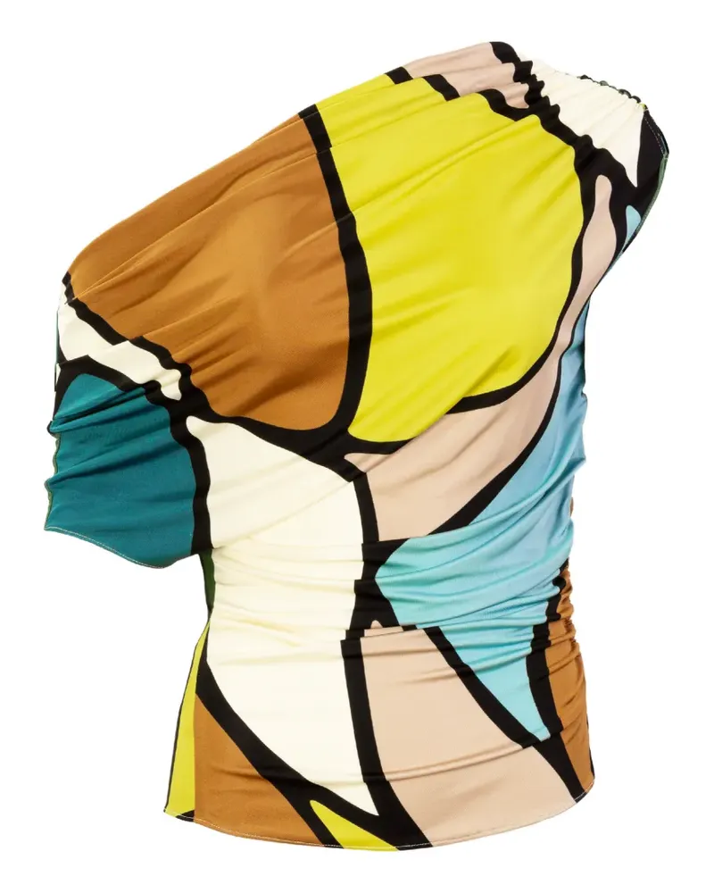 Silvia Tcherassi Indiana abstract-print blouse - Gelb Gelb
